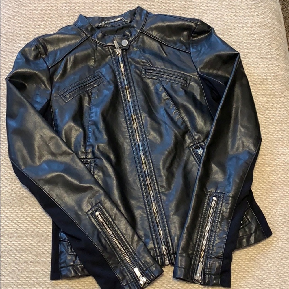 Express leather jacket